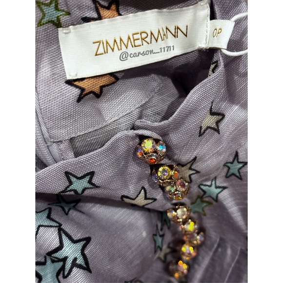 NWT Zimmermann Concert Tie Neck Blouse AU0P - Picture 9 of 15